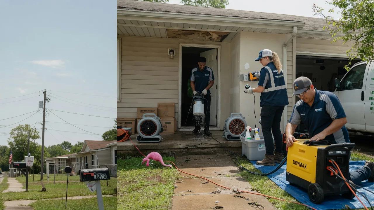Storm Damage Water Removal in Oakville, IN near me